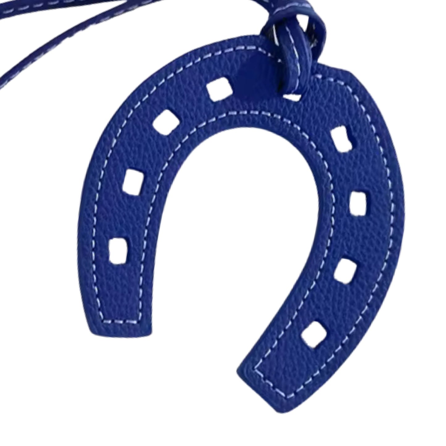 Hufeisen – Charm mit Schlaufe aus Kunstleder