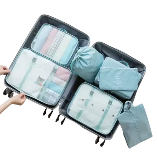 Reise Packwürfel Set – 7-teilig, wasserdicht & platzsparend