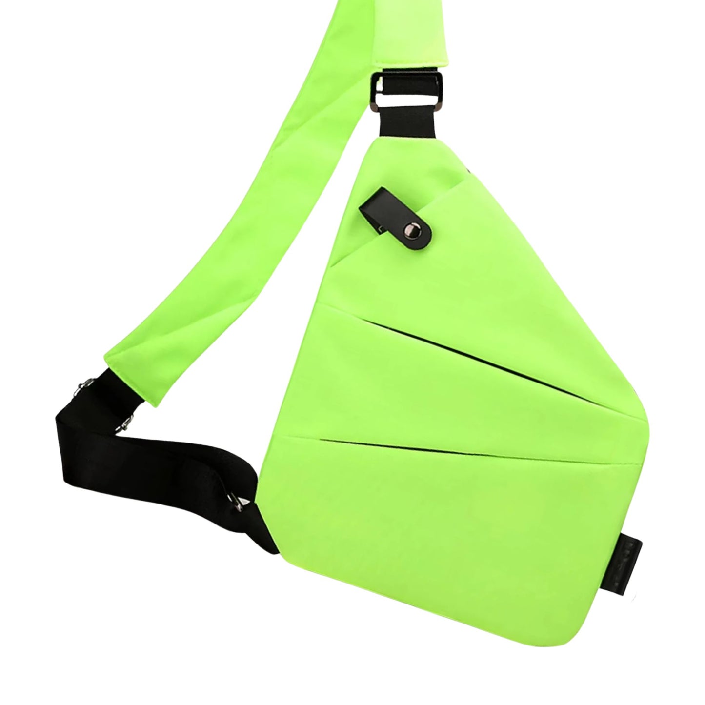 FlexSling Brusttasche mit Anti-Diebstahl-Schutz – Links tragbar