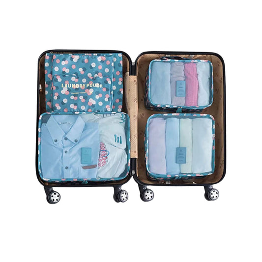 Gepäck Organizer Set 6-teilig – wasserdicht & platzsparend
