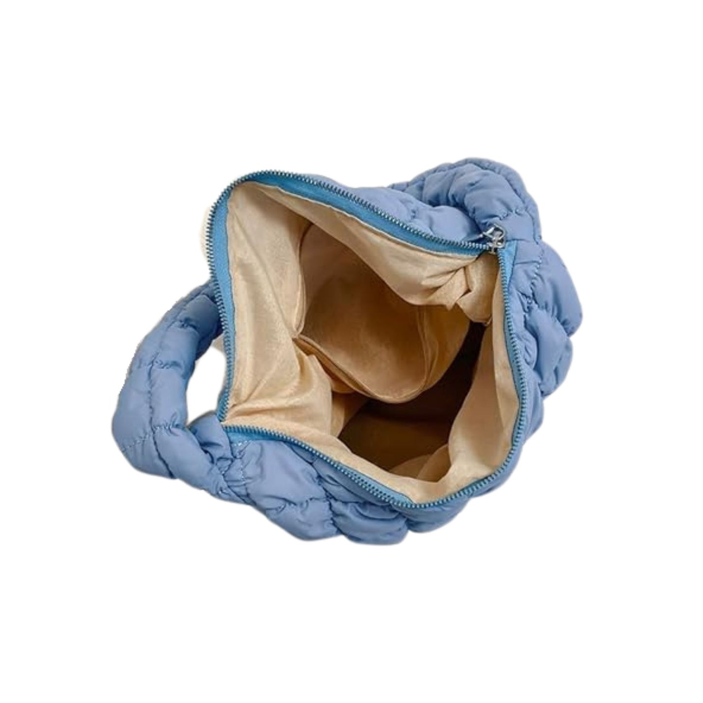 Cloudy – Gepolsterte Pufftasche mit Bubble-Look