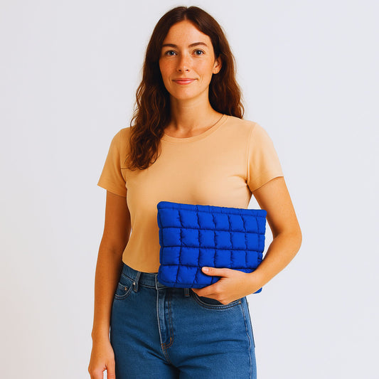 Stepp-Kosmetiktasche – gepolstert, handlich & vielseitig einsetzbar