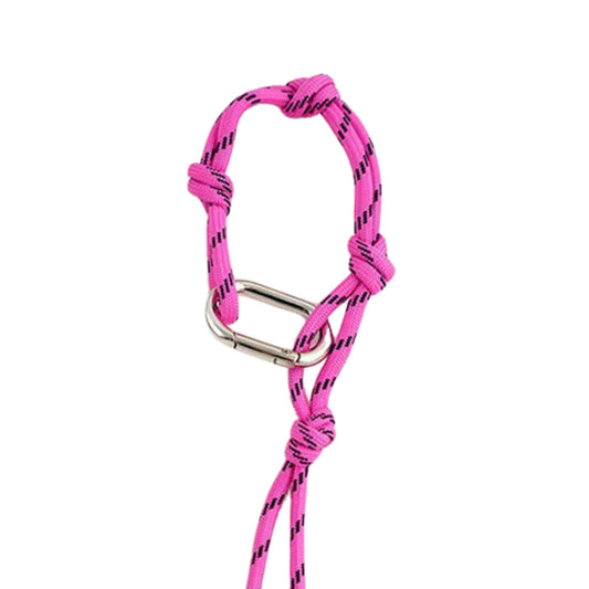 Seil-Schlüsselanhänger mit Knoten & Karabiner