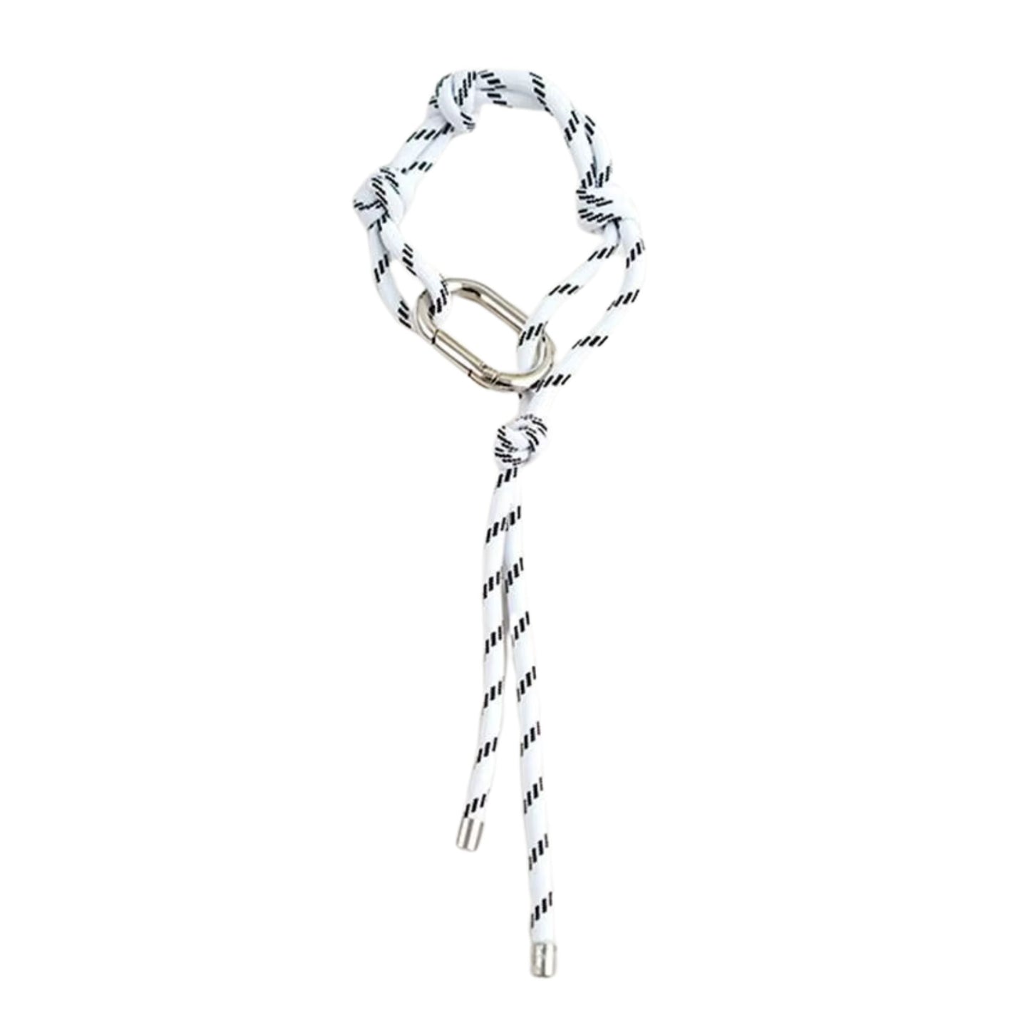 Seil-Schlüsselanhänger mit Knoten & Karabiner