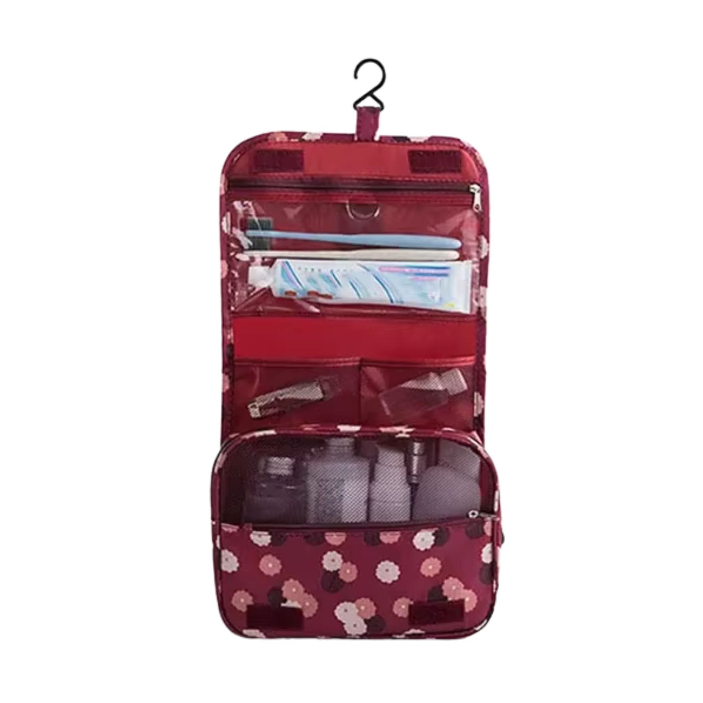 Reise-Kosmetiktasche zum Aufhängen – faltbar, wasserdicht & geräumig