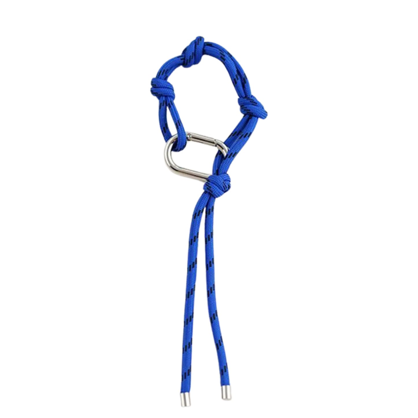 Seil-Schlüsselanhänger mit Knoten & Karabiner