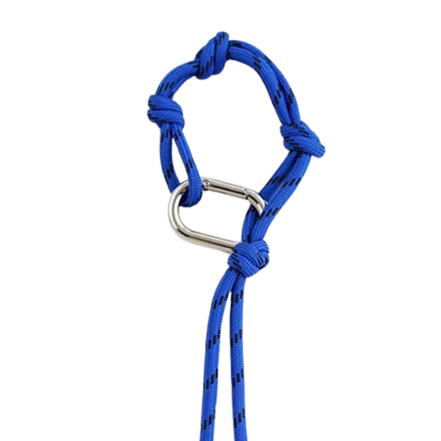 Seil-Schlüsselanhänger mit Knoten & Karabiner