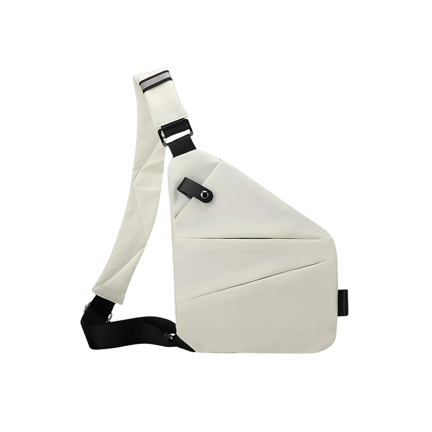 FlexSling Brusttasche mit Anti-Diebstahl-Schutz – Links tragbar