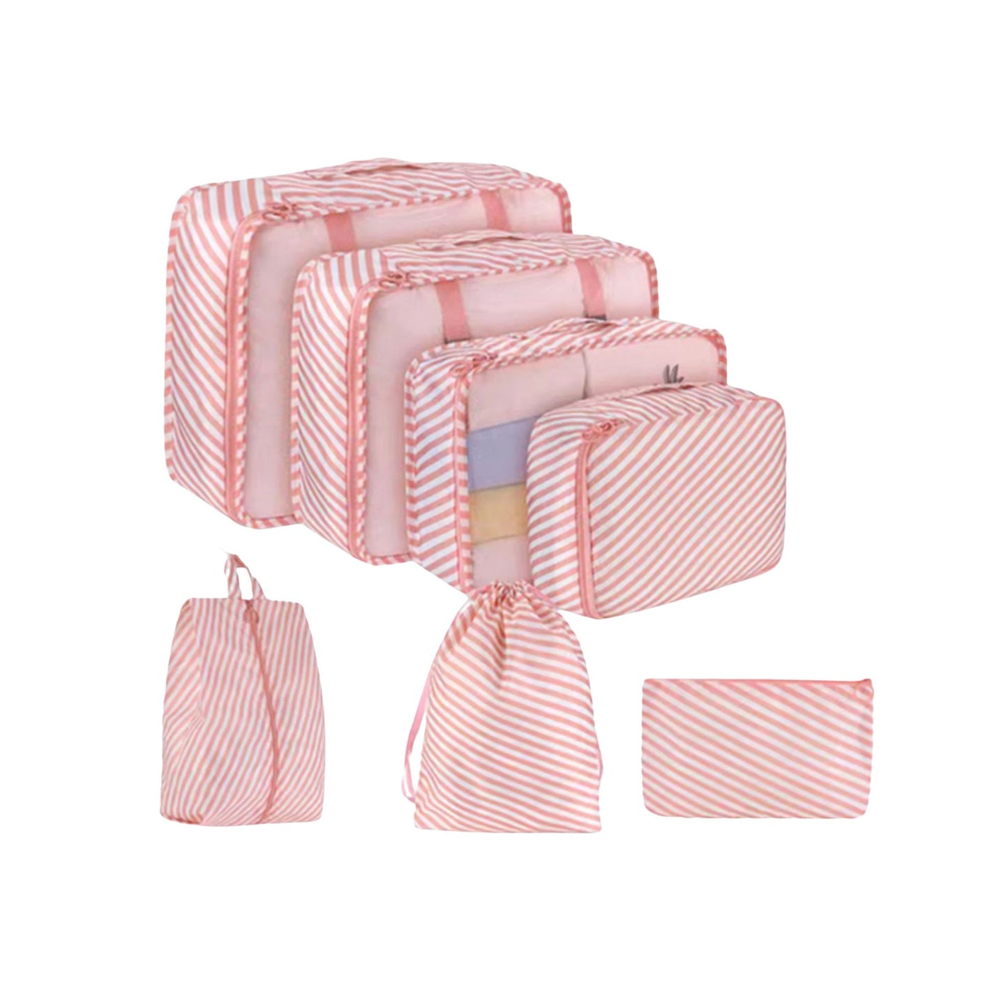 Reise Packwürfel Set – 7-teilig, wasserdicht & platzsparend