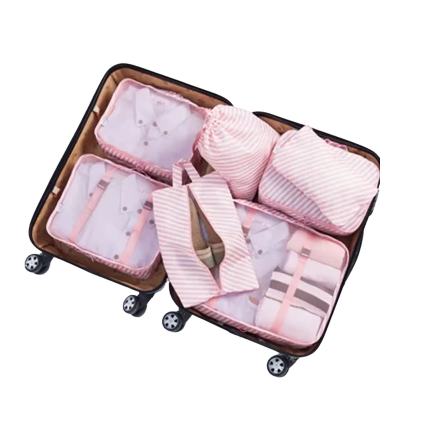 Reise Packwürfel Set – 7-teilig, wasserdicht & platzsparend