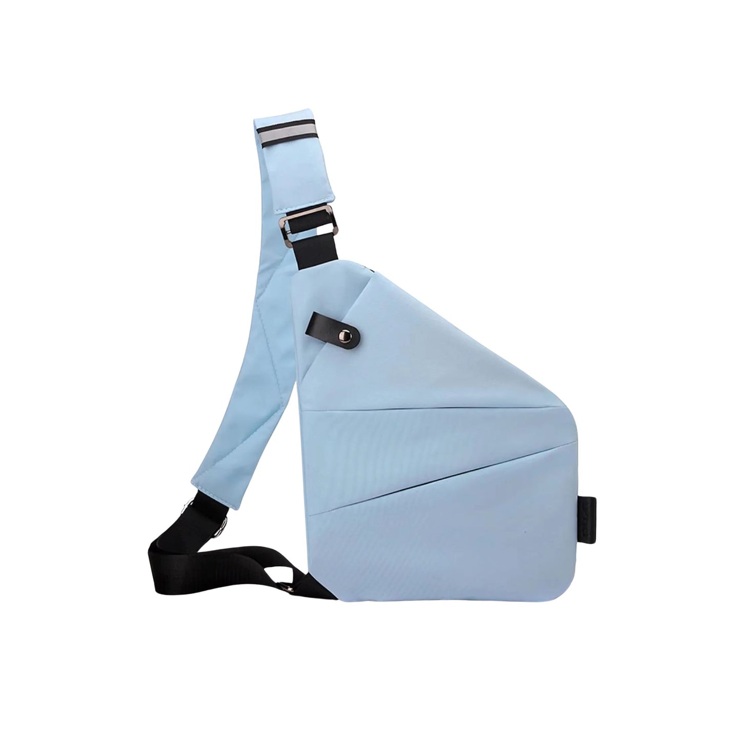 FlexSling Brusttasche mit Anti-Diebstahl-Schutz – Links tragbar