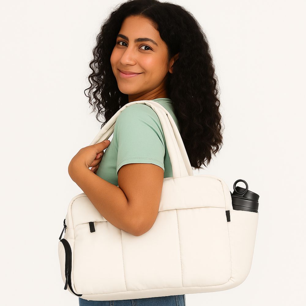 Puffy Schultertasche – Sportlich & Vielseitig für Reisen