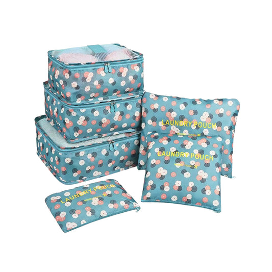Gepäck Organizer Set 6-teilig – wasserdicht & platzsparend