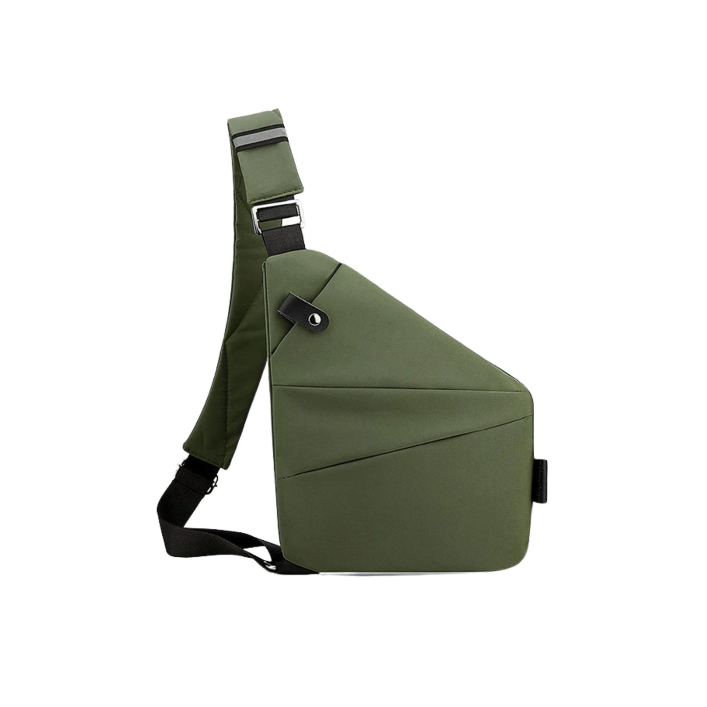FlexSling Brusttasche mit Anti-Diebstahl-Schutz – Links tragbar