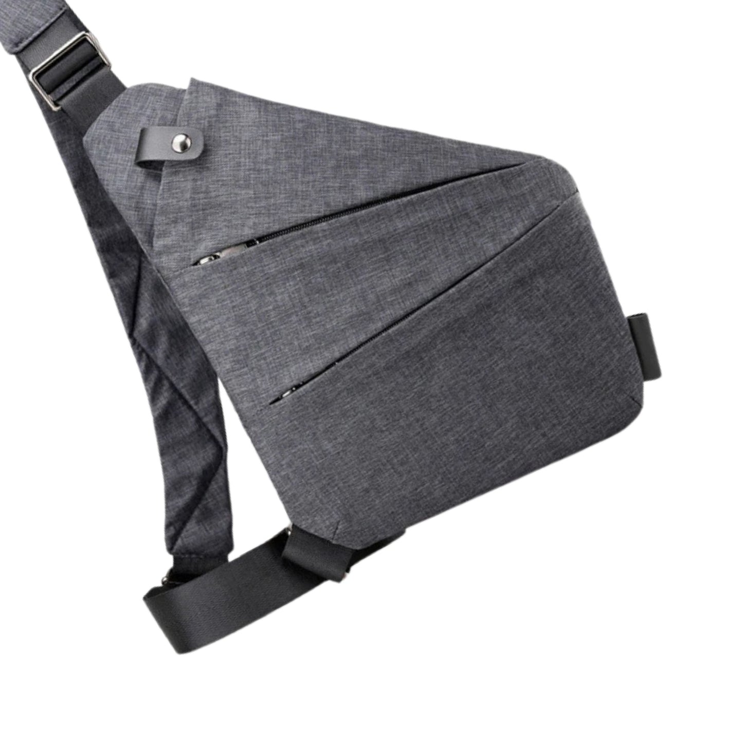FlexSling Brusttasche mit Anti-Diebstahl-Schutz – Links tragbar