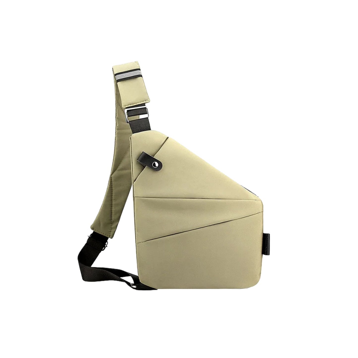 FlexSling Brusttasche mit Anti-Diebstahl-Schutz – Links tragbar