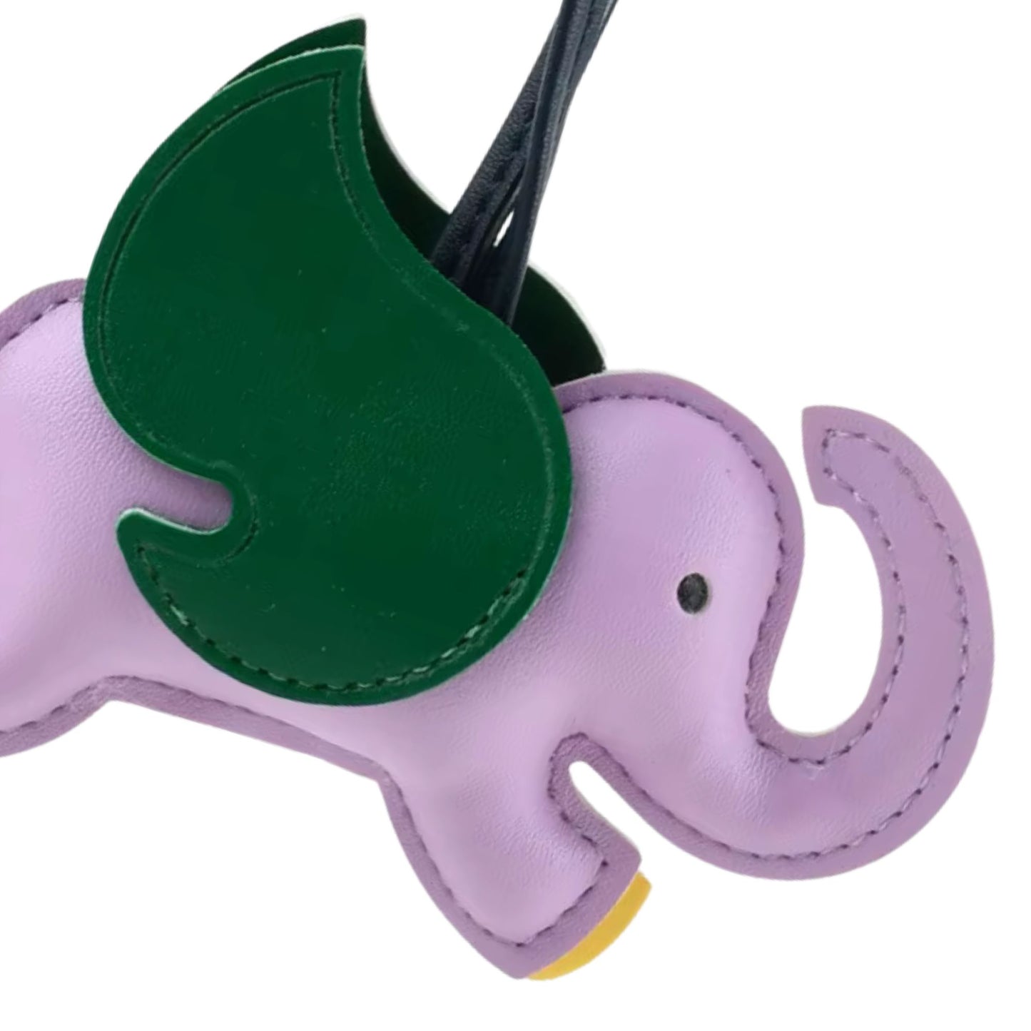 Elefanten-Charm mit Flügeln aus Kunstleder