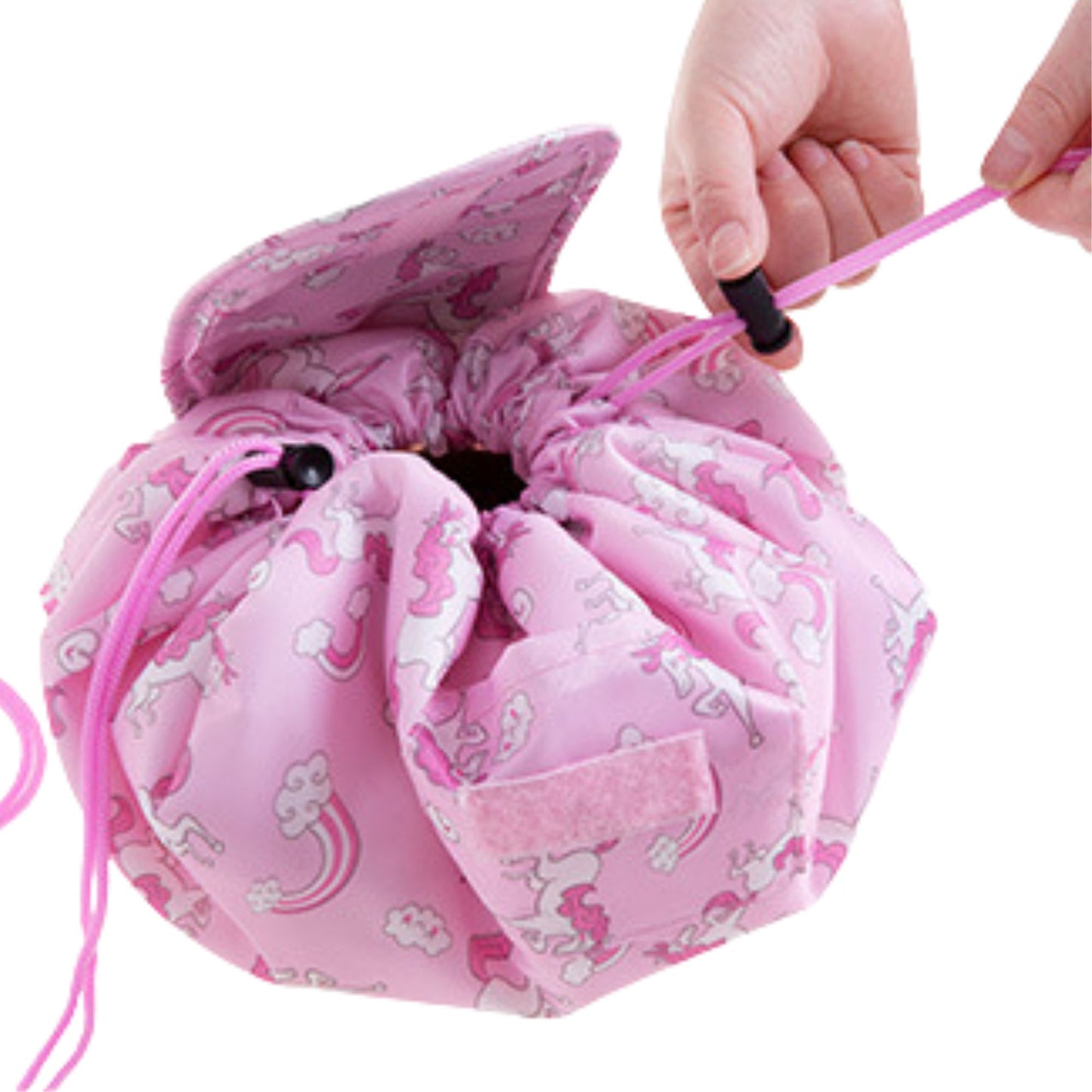 Aufziehbare Kosmetiktasche – faltbar, rund & perfekt für unterwegs