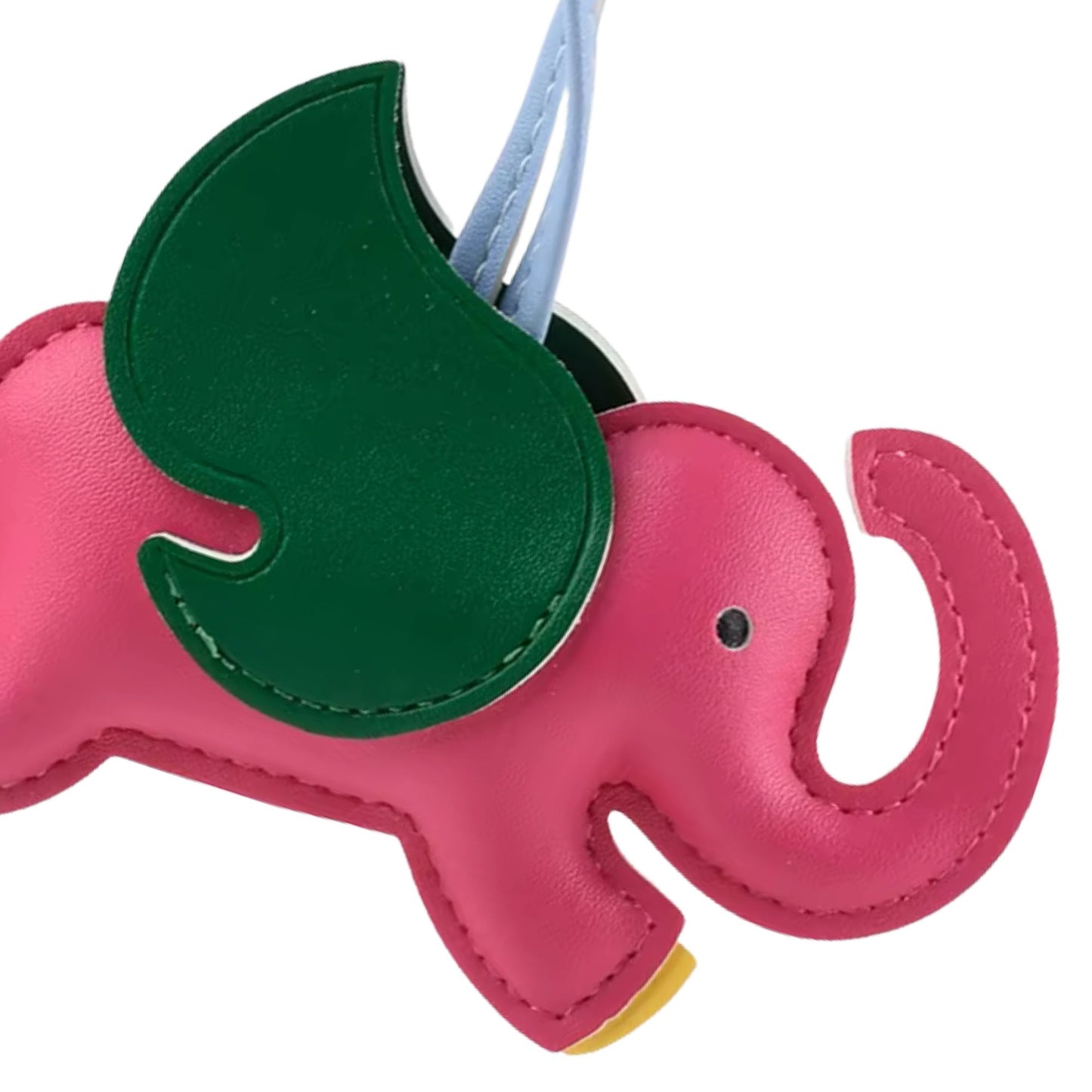Elefanten-Charm mit Flügeln aus Kunstleder