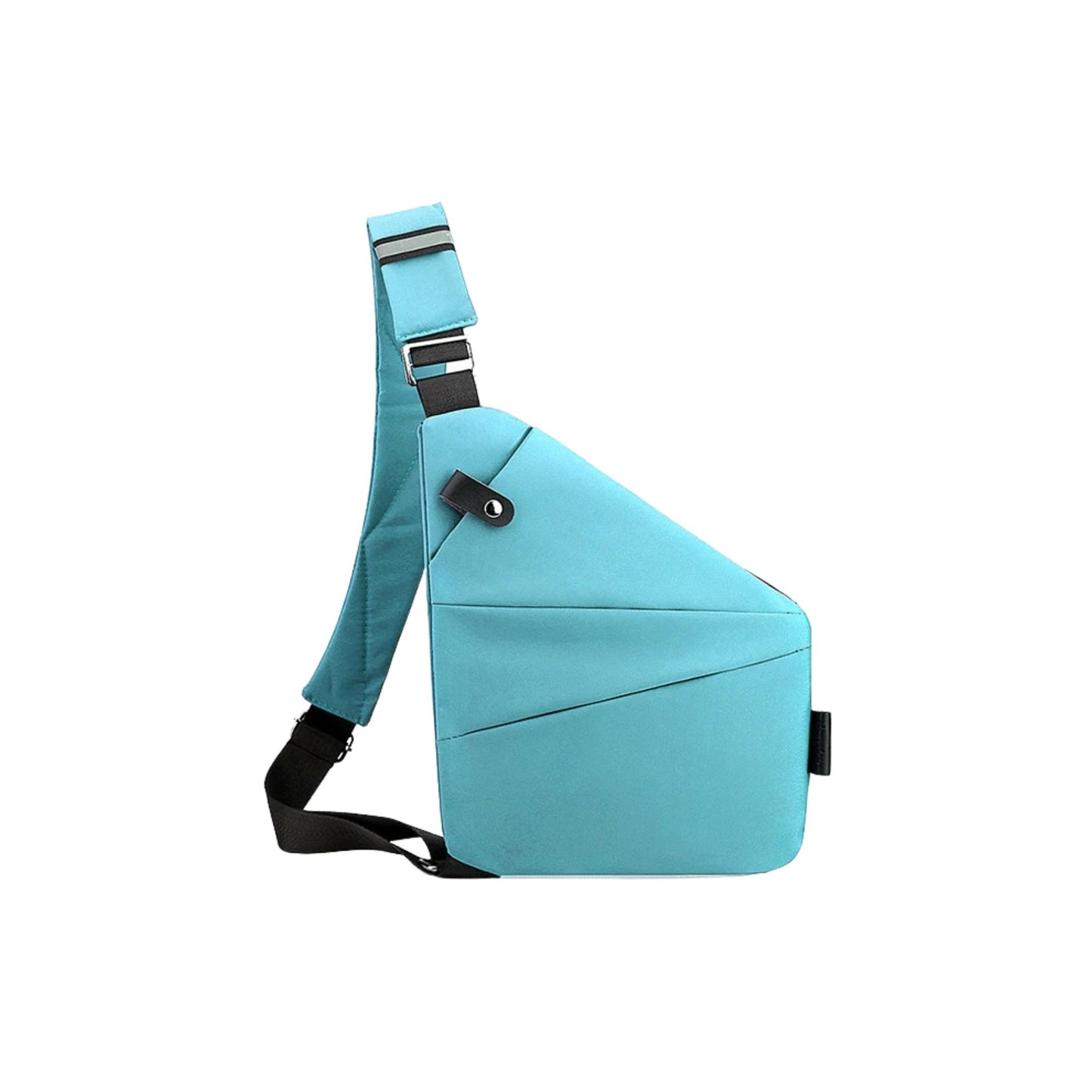 FlexSling Brusttasche mit Anti-Diebstahl-Schutz – Links tragbar