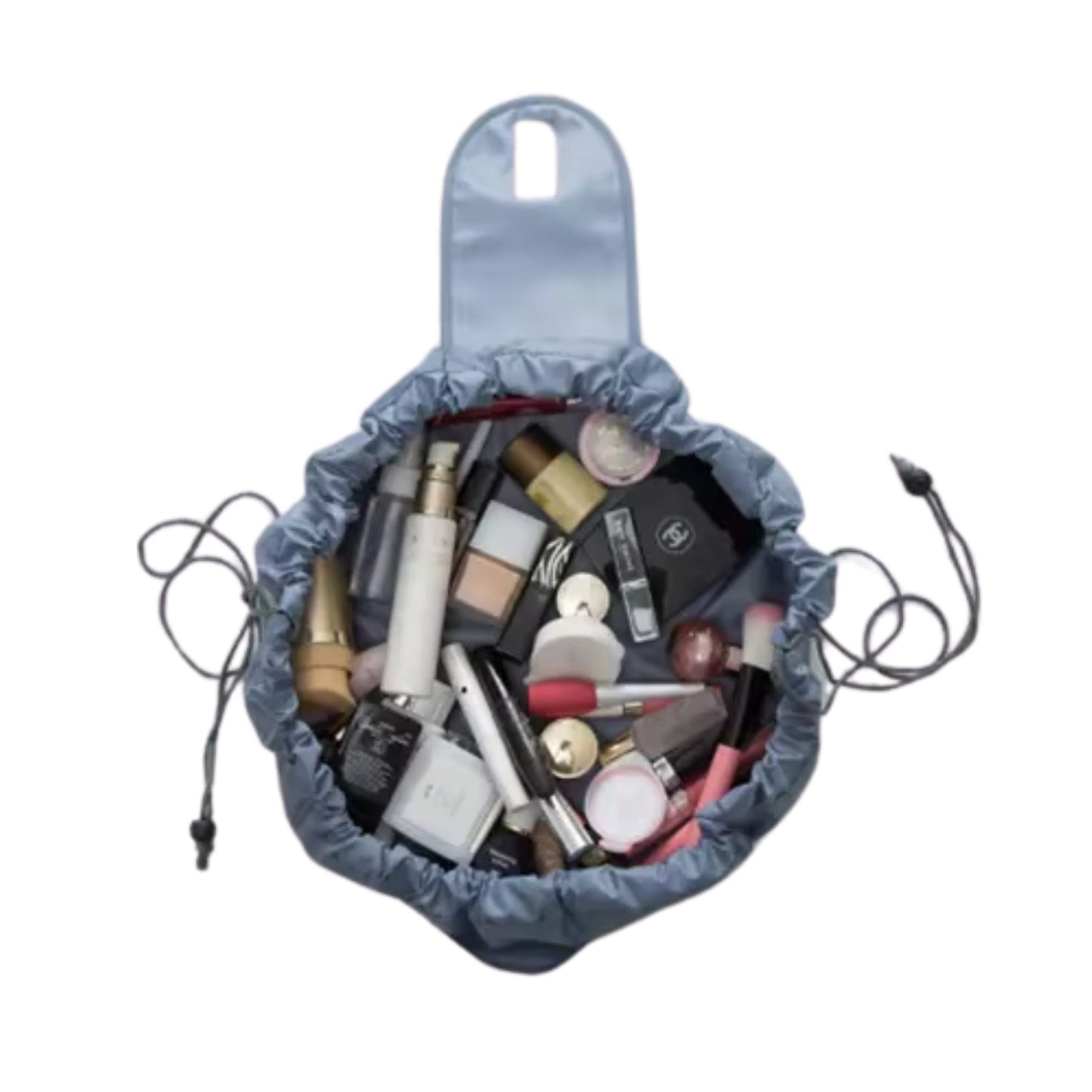Aufziehbare Kosmetiktasche – faltbar, rund & perfekt für unterwegs