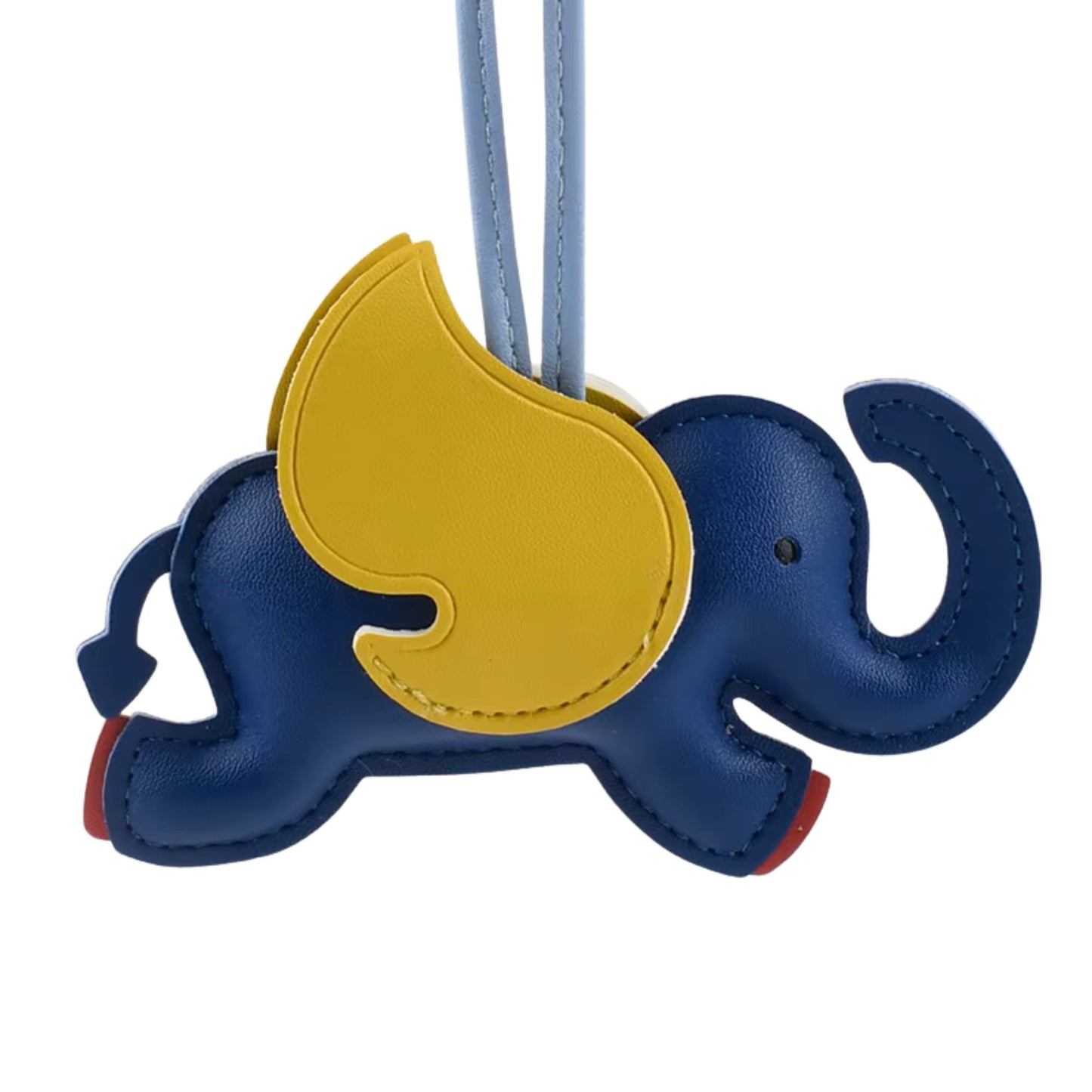 Elefanten-Charm mit Flügeln aus Kunstleder