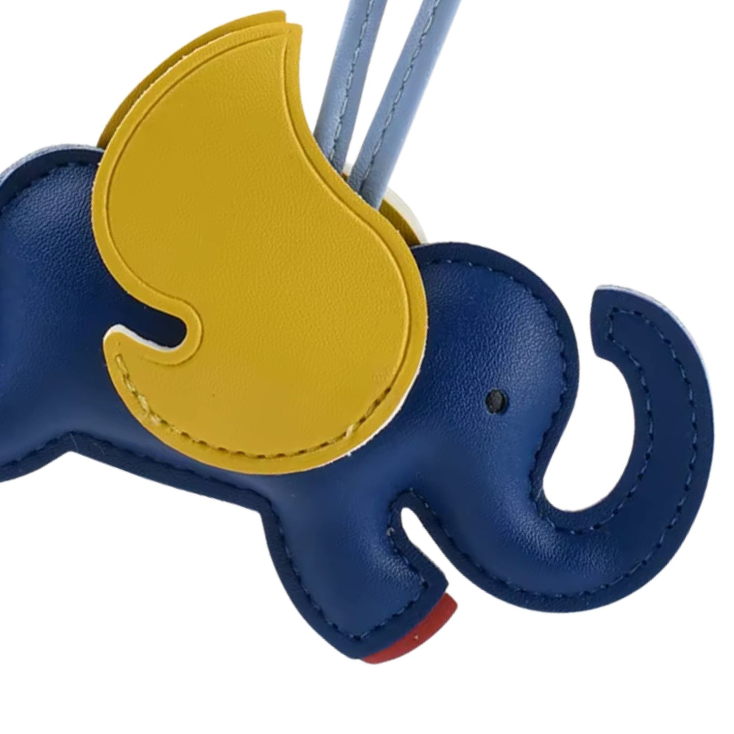Elefanten-Charm mit Flügeln aus Kunstleder