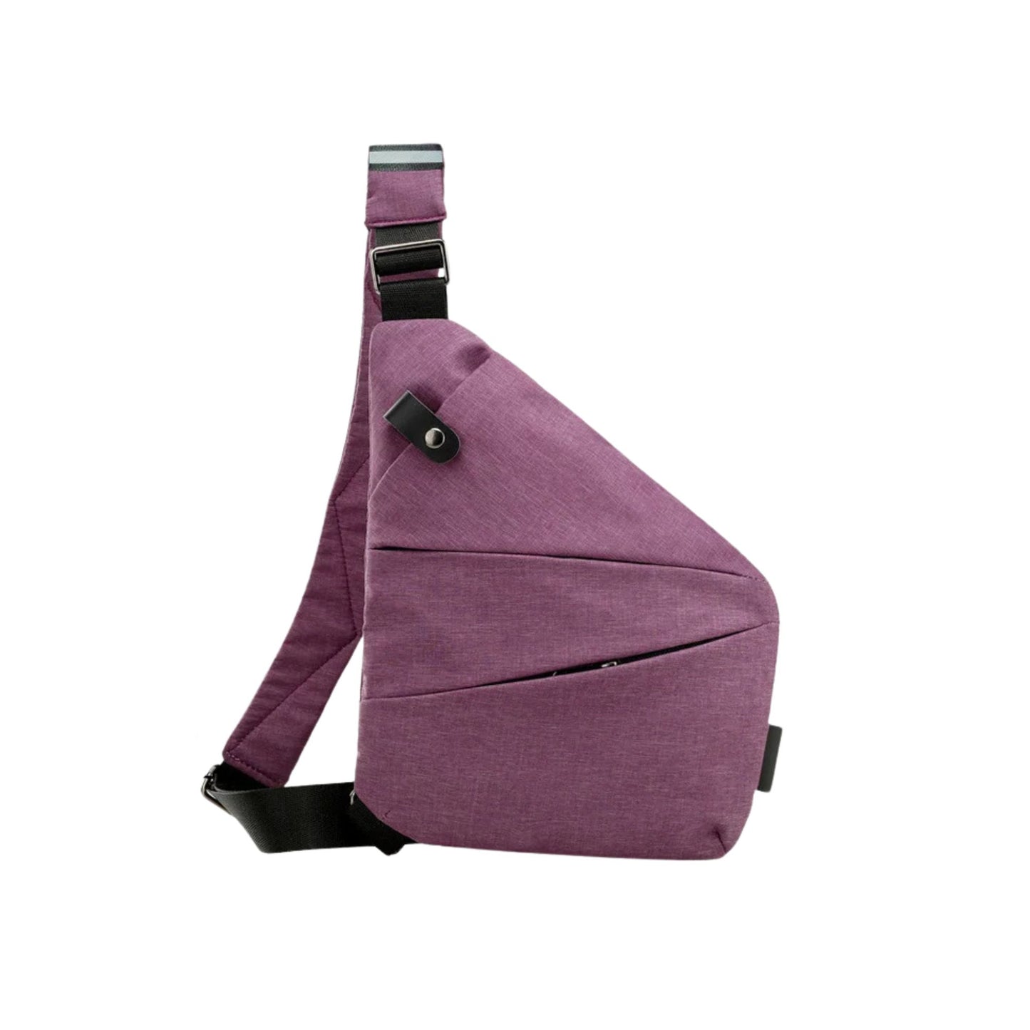FlexSling Brusttasche mit Anti-Diebstahl-Schutz – Links tragbar