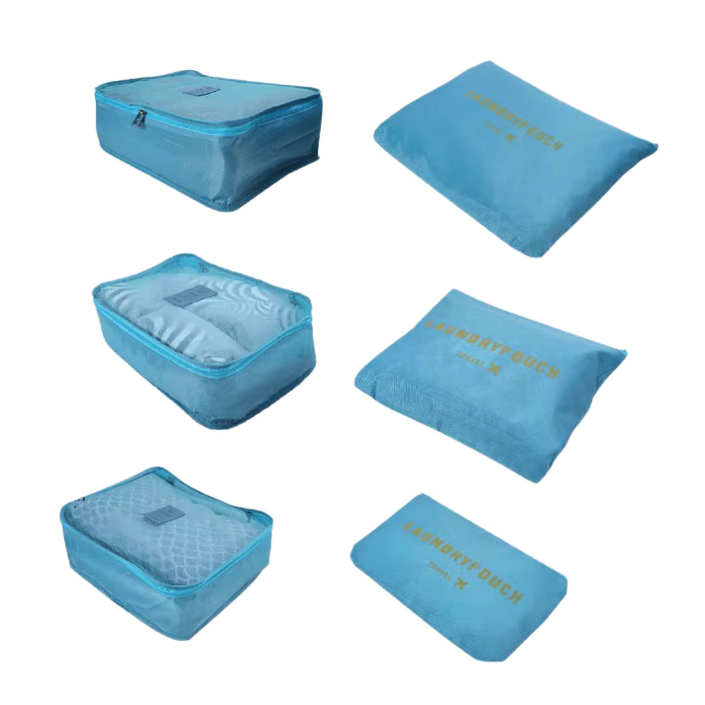 Reise Packwürfel Set – 6-teilig & wasserdicht