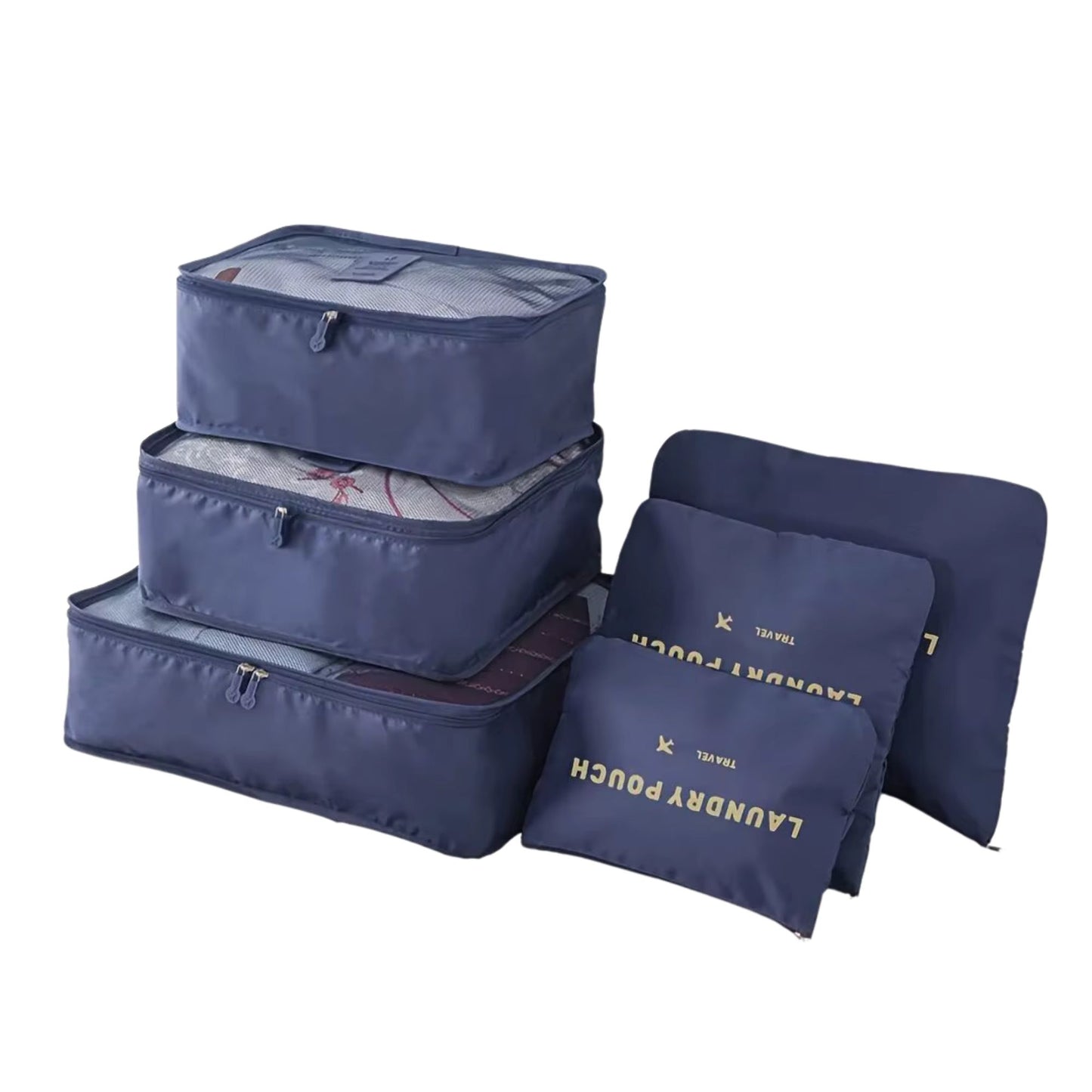 Reise Packwürfel Set – 6-teilig & wasserdicht