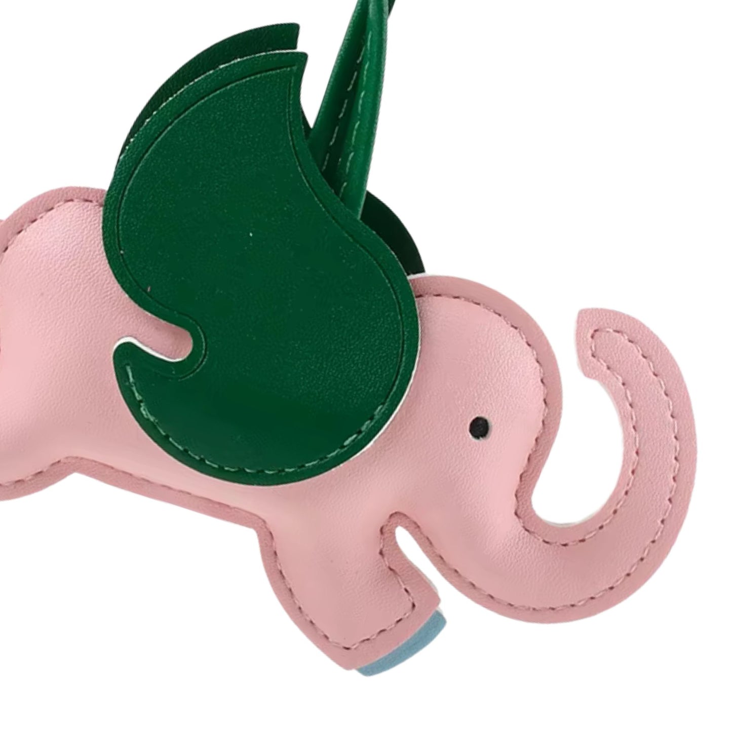Elefanten-Charm mit Flügeln aus Kunstleder