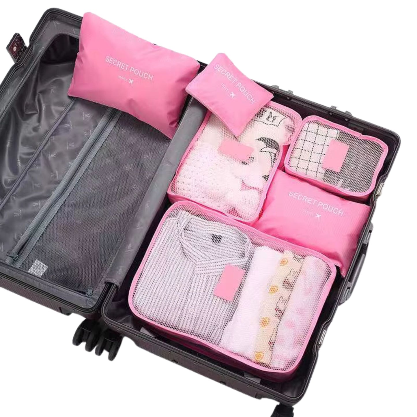 Reise Packwürfel Set – 6-teilig & wasserdicht