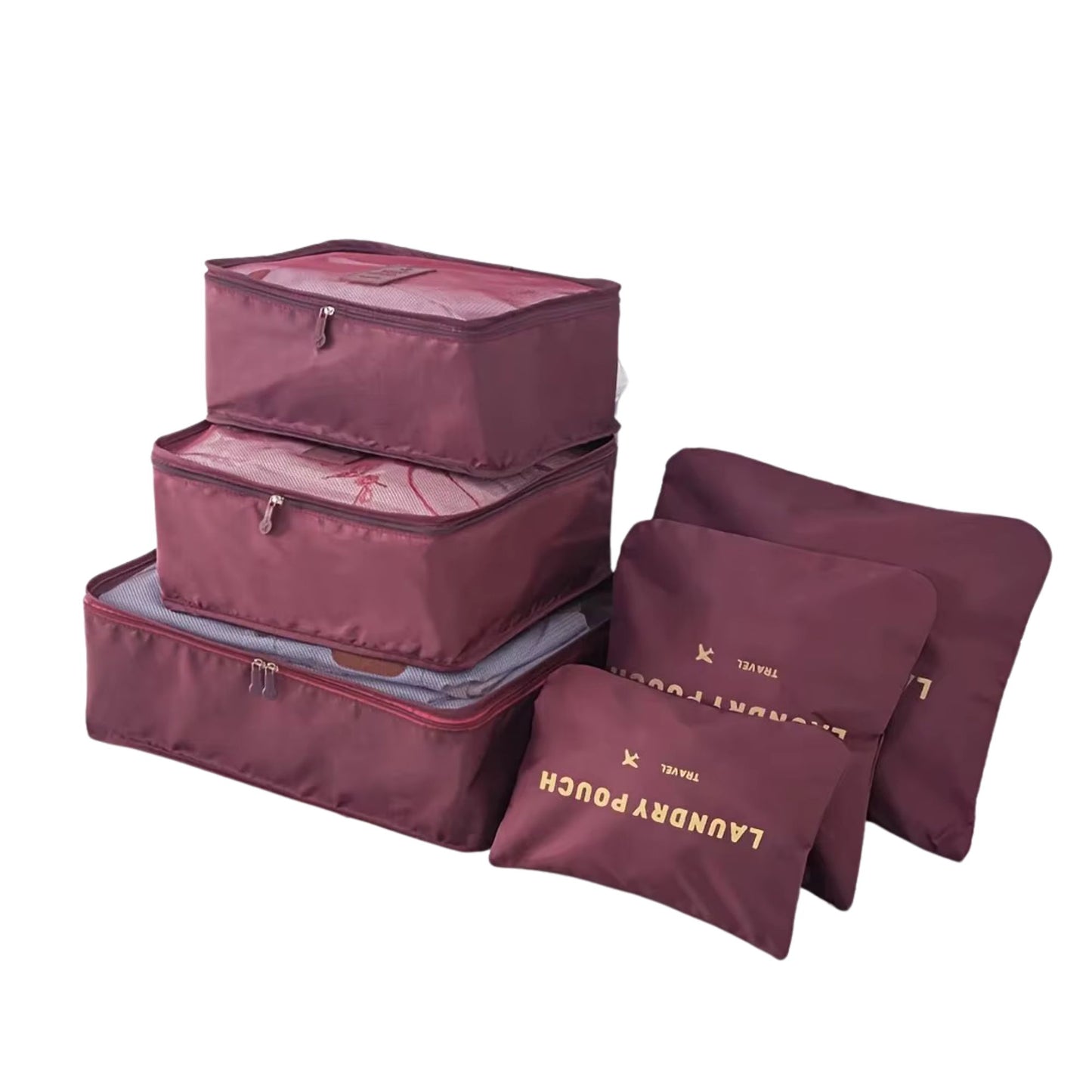 Reise Packwürfel Set – 6-teilig & wasserdicht