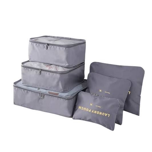 Reise Packwürfel Set – 6-teilig & wasserdicht