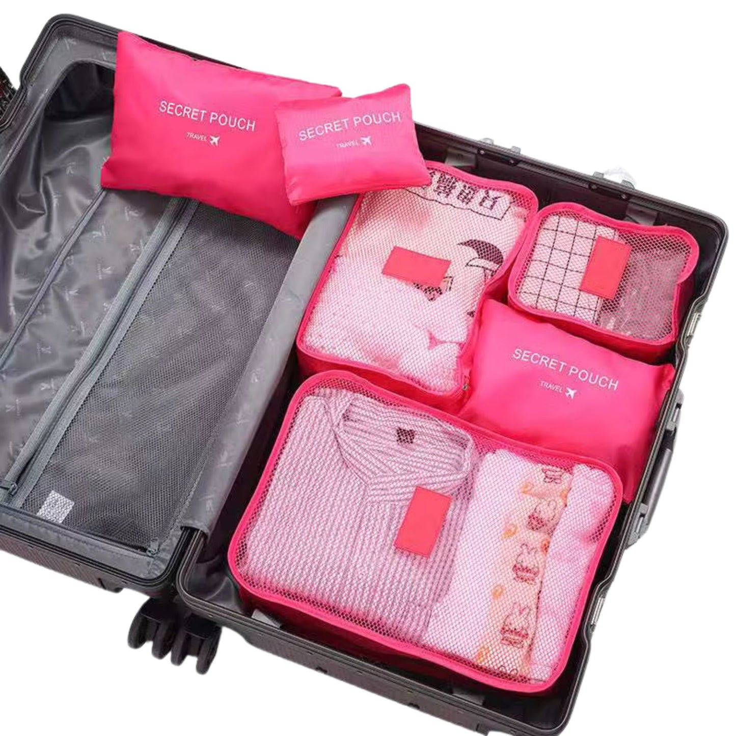 Reise Packwürfel Set – 6-teilig & wasserdicht