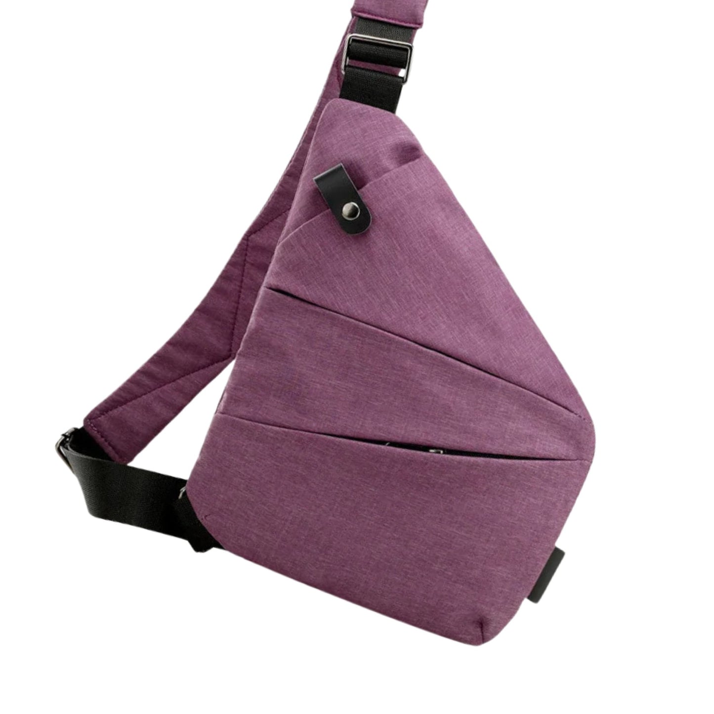 FlexSling Brusttasche mit Anti-Diebstahl-Schutz – Links tragbar
