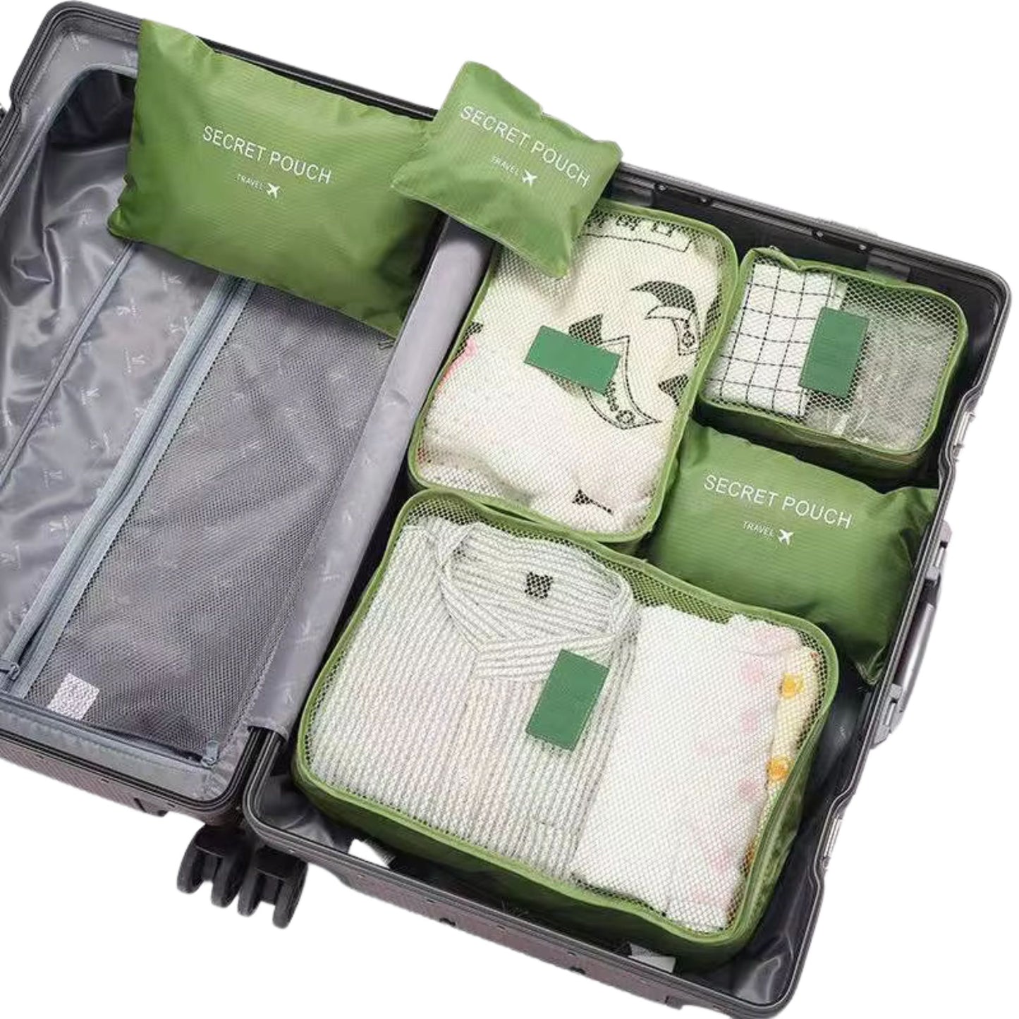 Reise Packwürfel Set – 6-teilig & wasserdicht