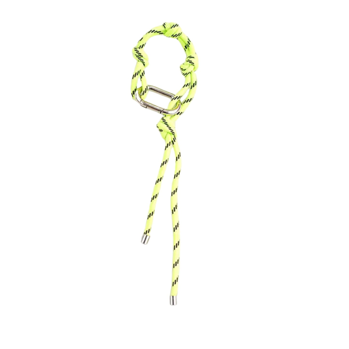 Seil-Schlüsselanhänger mit Knoten & Karabiner