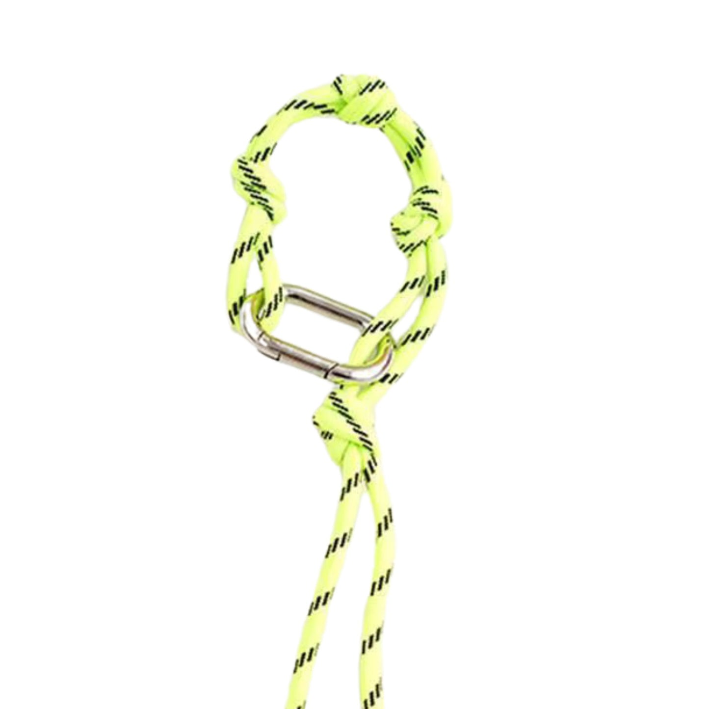 Seil-Schlüsselanhänger mit Knoten & Karabiner