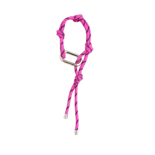 Seil-Schlüsselanhänger mit Knoten & Karabiner