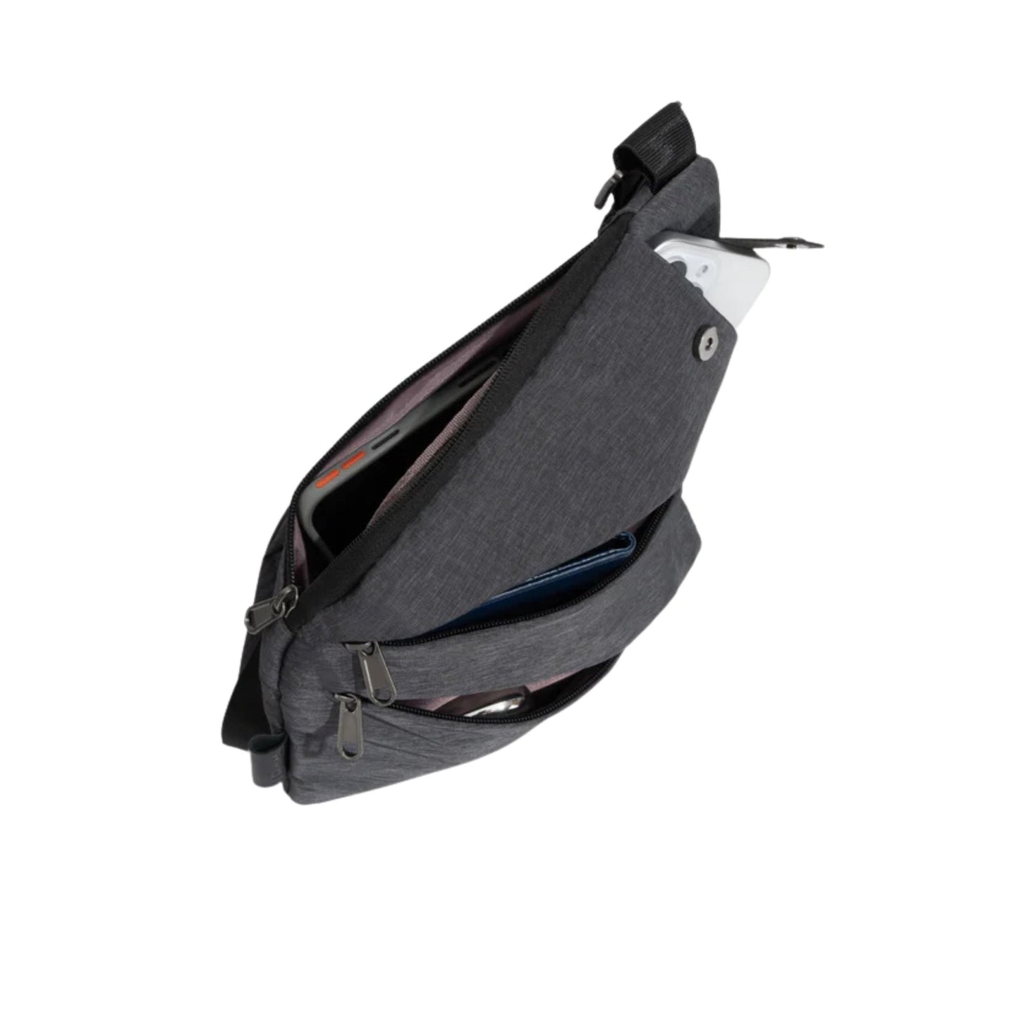 FlexSling Brusttasche mit Anti-Diebstahl-Schutz – Links tragbar
