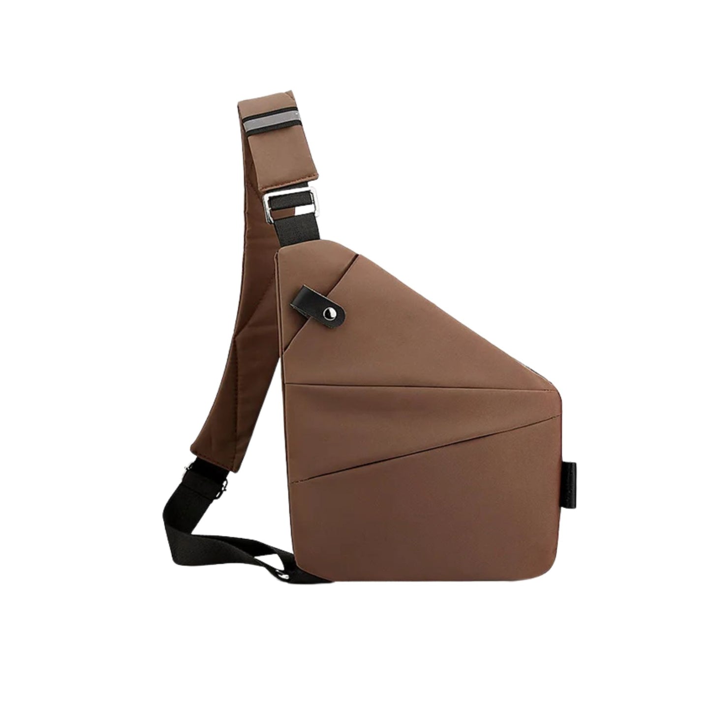 FlexSling Brusttasche mit Anti-Diebstahl-Schutz – Links tragbar