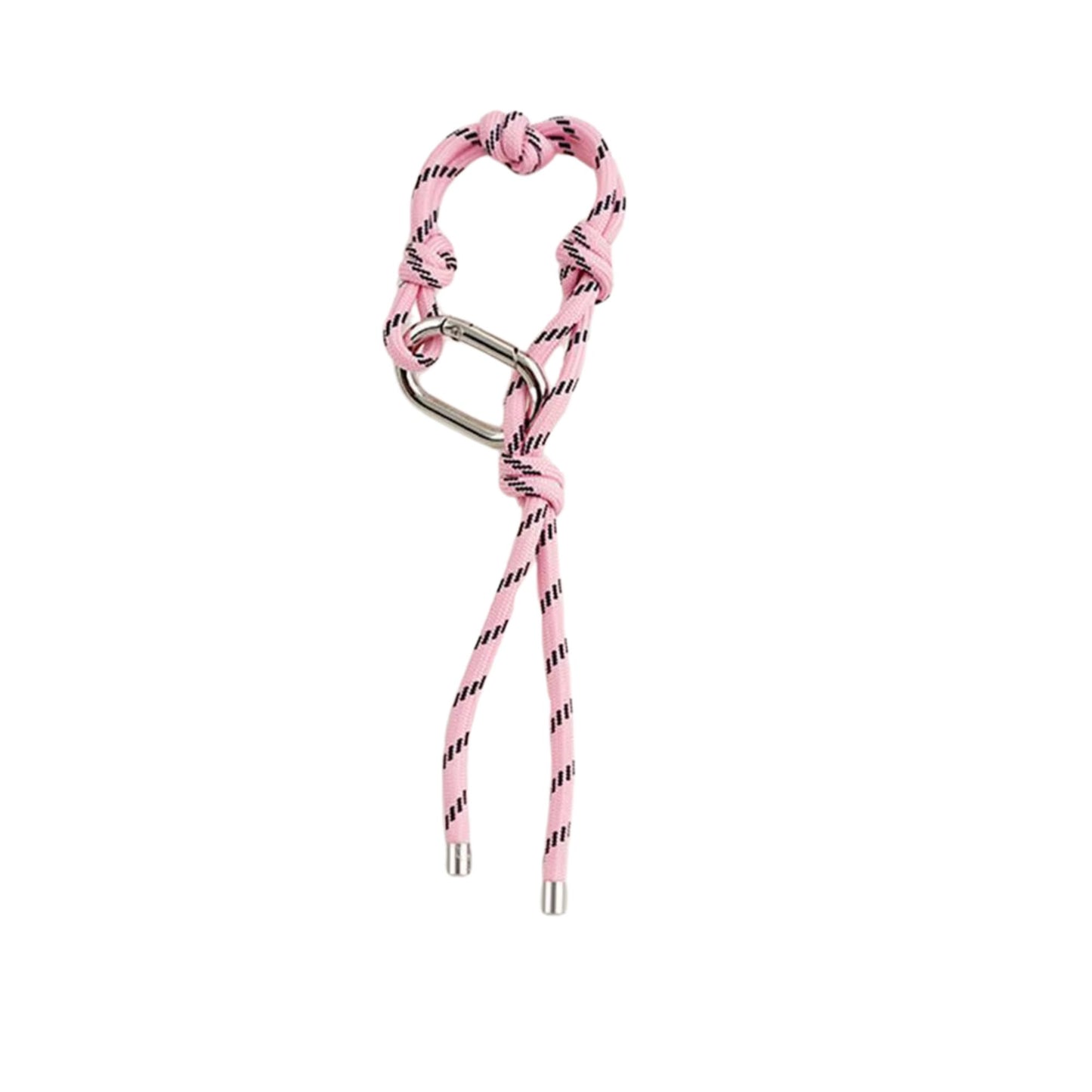 Seil-Schlüsselanhänger mit Knoten & Karabiner