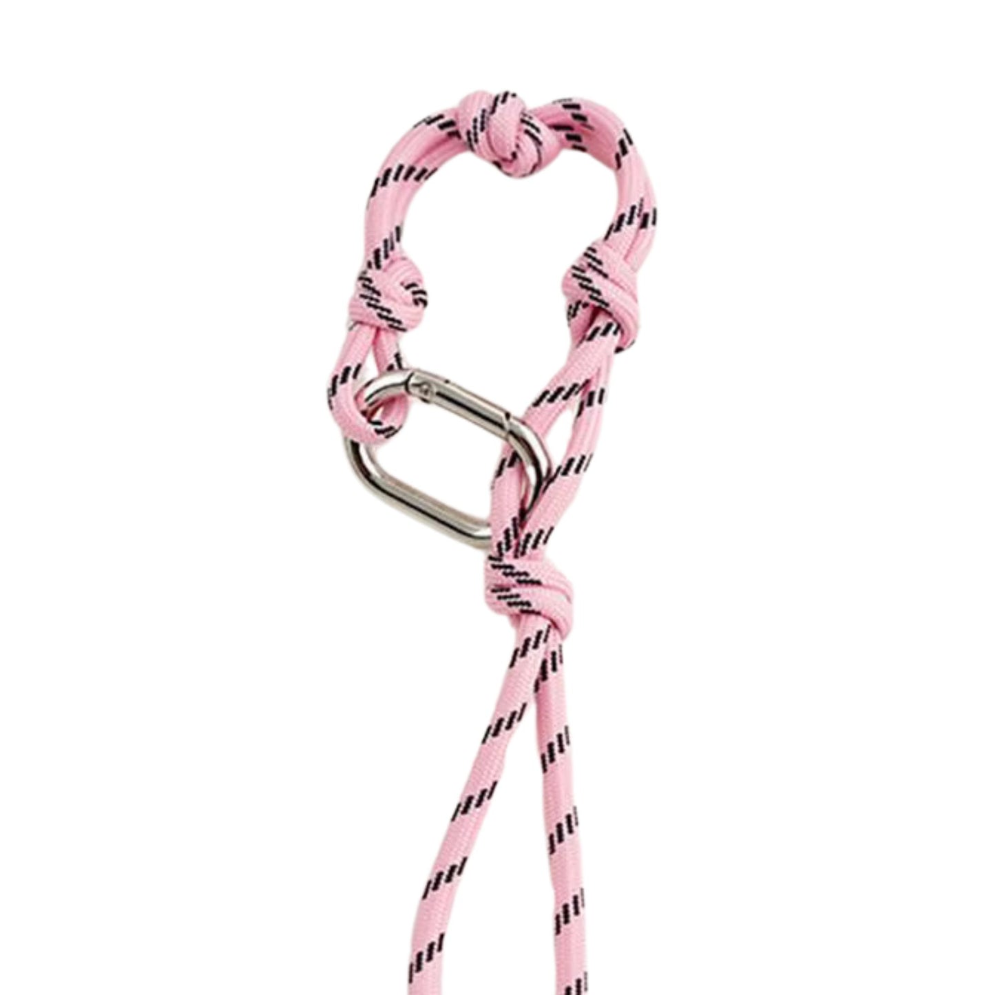 Seil-Schlüsselanhänger mit Knoten & Karabiner