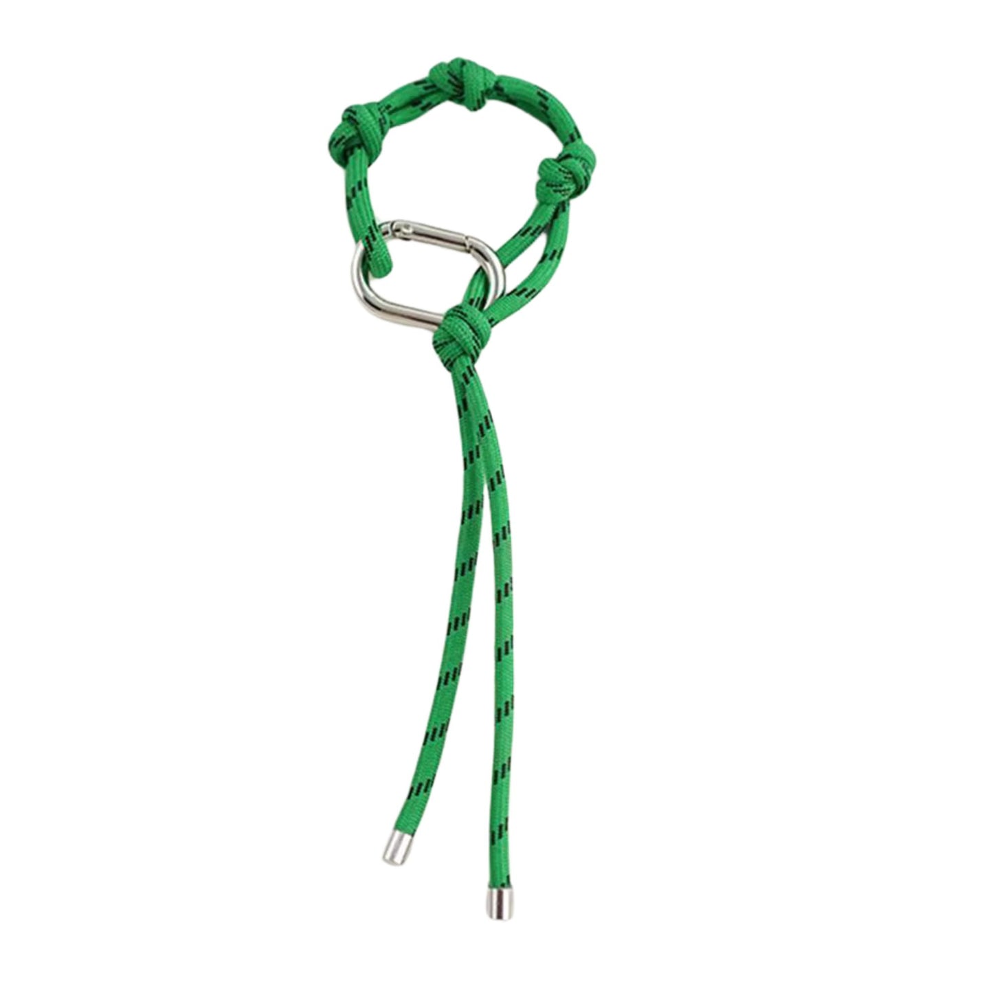 Seil-Schlüsselanhänger mit Knoten & Karabiner