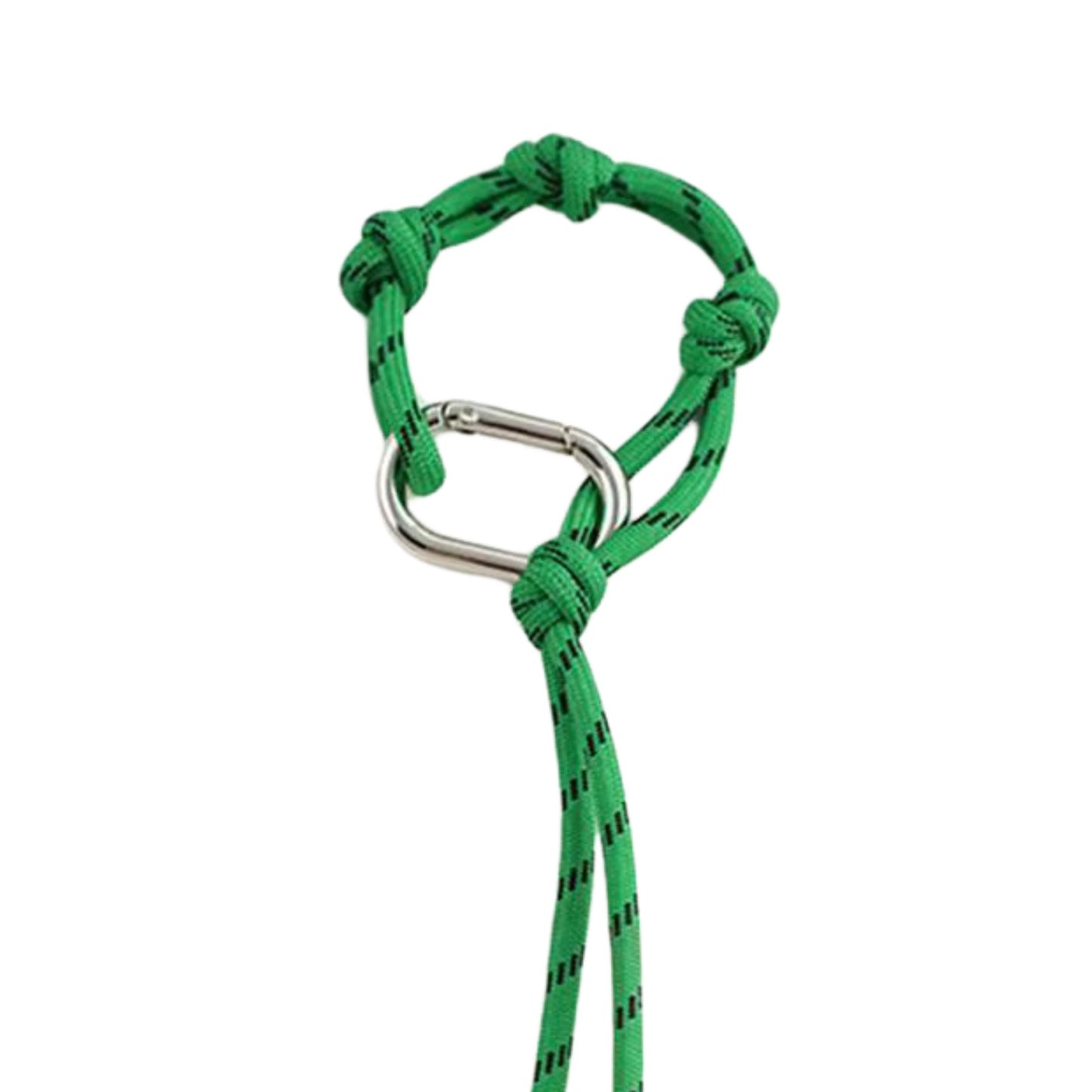 Seil-Schlüsselanhänger mit Knoten & Karabiner