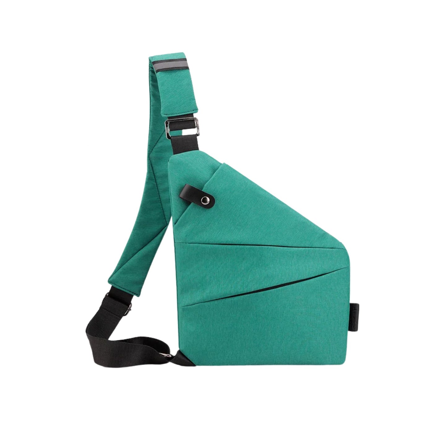 FlexSling Brusttasche mit Anti-Diebstahl-Schutz – Links tragbar